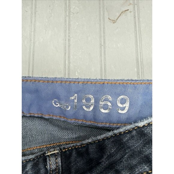 Gap 1969 Size 27 4 Womens Jeans Always Skinny Low Rise Stretch Dark Wash - Picture 3 of 4